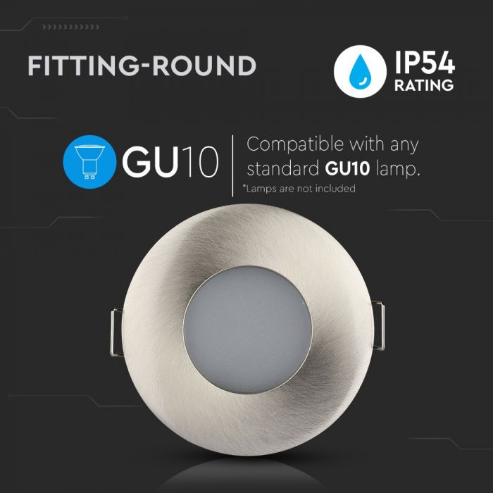 LED BRACKET GU10 ROUND FIXED SN 84 (75) IP54