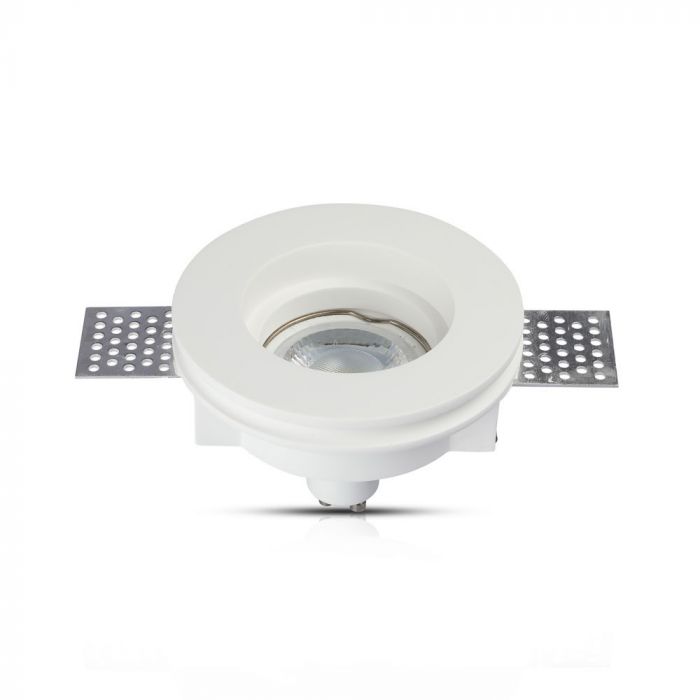 GU10 Fitting Round Gypsum White ?103