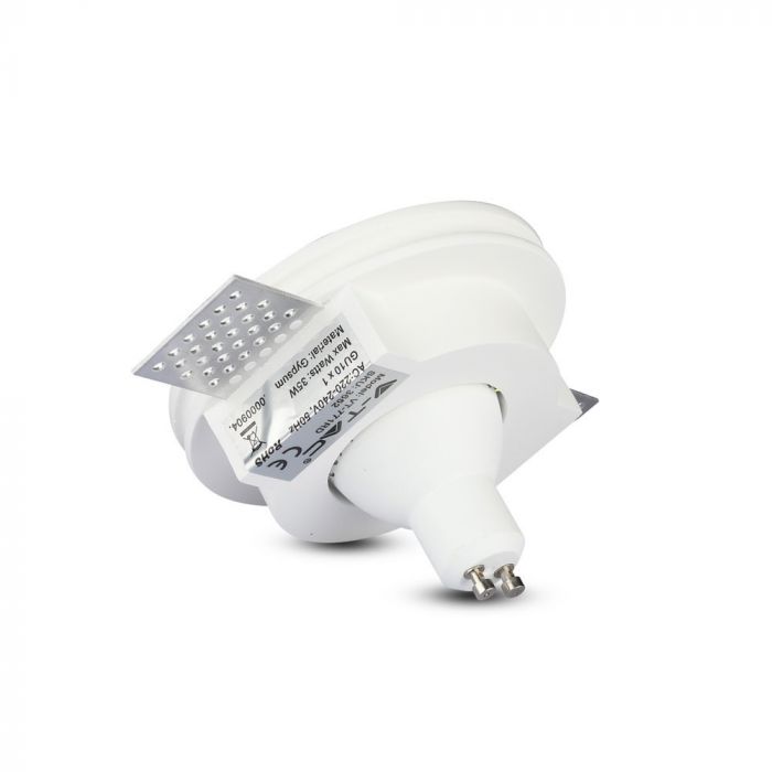 GU10 Fitting Round Gypsum White ?103