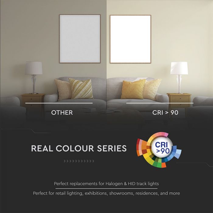 LED TRACK COB LIGHT 33W 2640lm WW 24-60° 17X23X24 4-LINE SAMSUNG CHIP WHITE