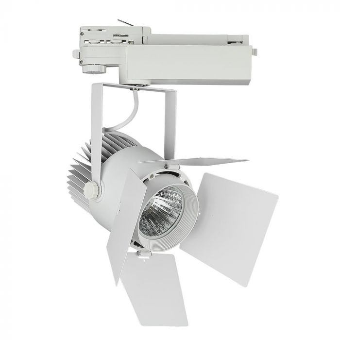 LED TRACK COB LIGHT 33W 2640lm CW 24-60° 17X23X24 4-LINE SAMSUNG CHIP WHITE