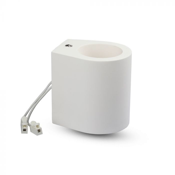 LED BRACKET G9 ROUND WHITE GYPSUM