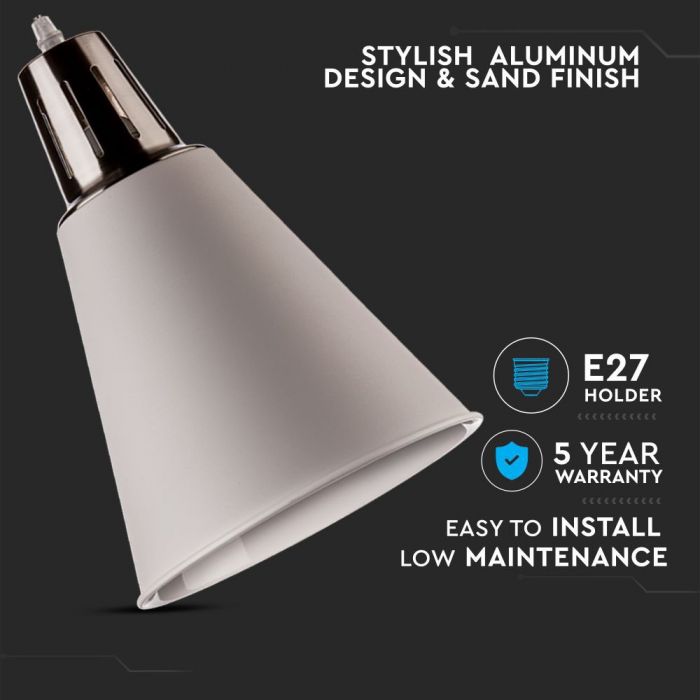 LED E27 PENDANT MODERN RED COPPER SAND WHITE 22X31X138