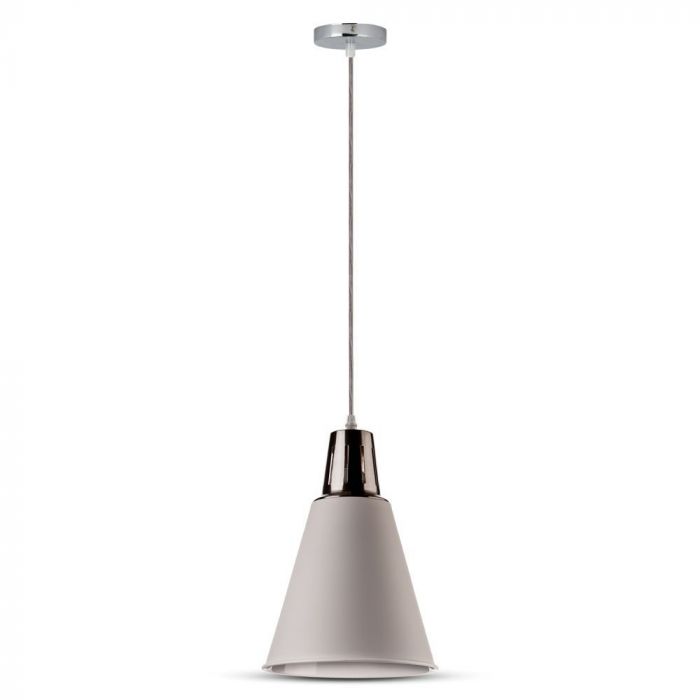 LED E27 PENDANT MODERN RED COPPER SAND WHITE 22X31X138