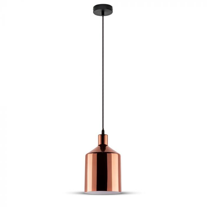 LED E27 PENDANT ROSE GOLD 17X100 COPPER