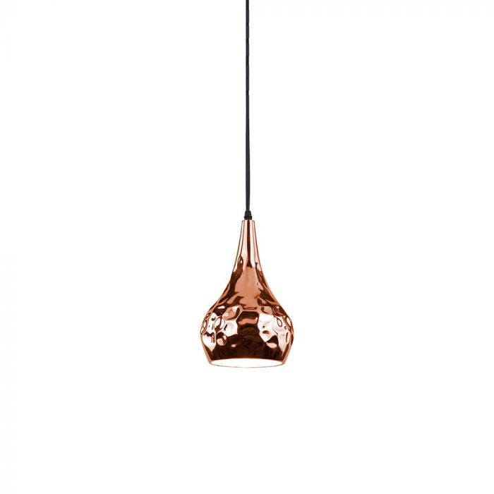 LED E27 PENDANT ROSE GOLD CMS LONG 18X100 COPPER
