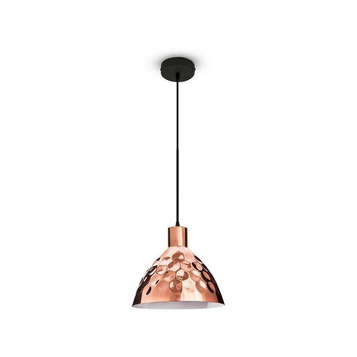 LED E27 PENDANT ROSE GOLD 22X100 COPPER