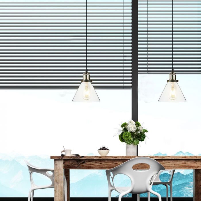 Glass Pendant Light Transparent ?180