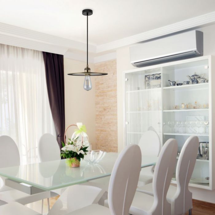 LED E27 PENDANT ROSE GOLD 30X9X100 METAL
