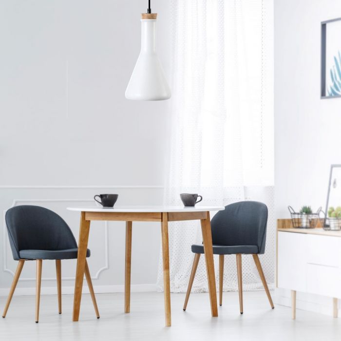 LED E27 PENDANT WHITE 17X32X112 GLASS WITH WOOD