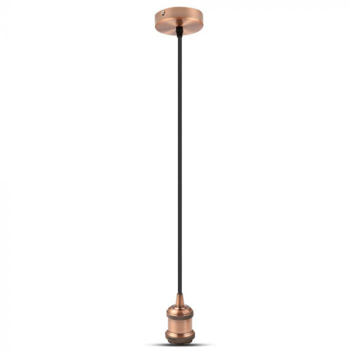 LED E27 HOLDER RED BRONZE 50X90X900 METAL