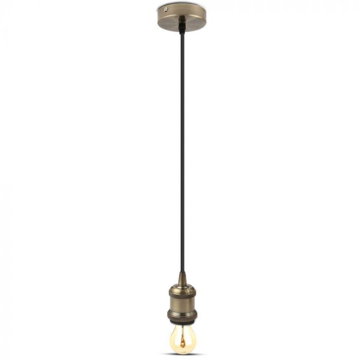 LED E27 HOLDER BRONZE 50X90X900 METAL