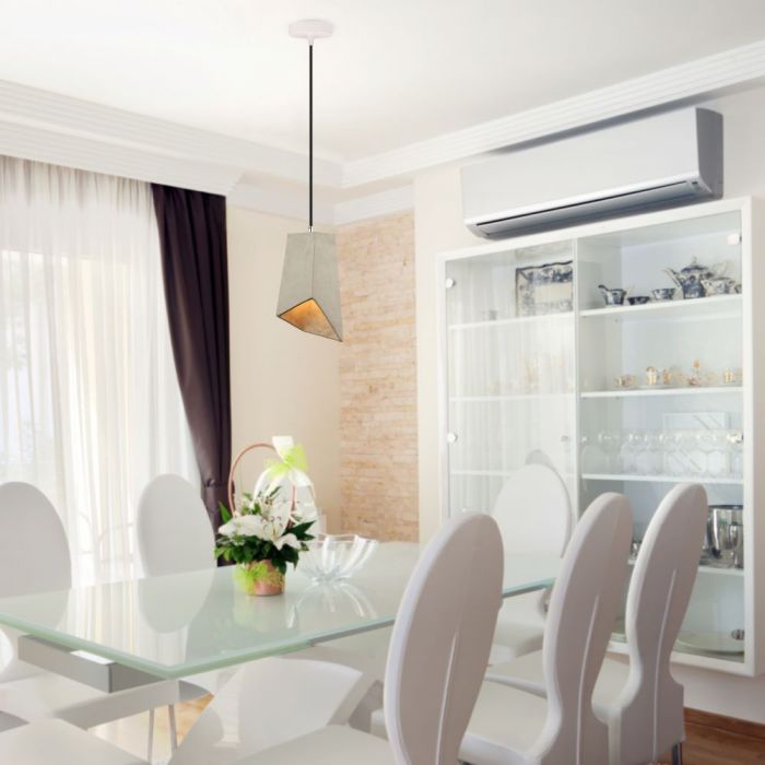LED E27 PENDANT LAMPSHADE 16X29X125 CONCRETE