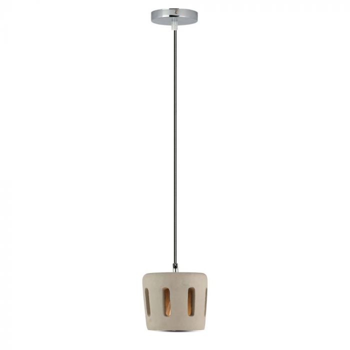 LED E27 PENDANT LAMPSHADE 18X16X110 CONCRETE