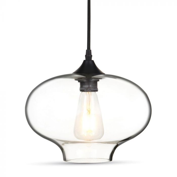 Pendant Light Globe Artistic Glass Transparent 280mm
