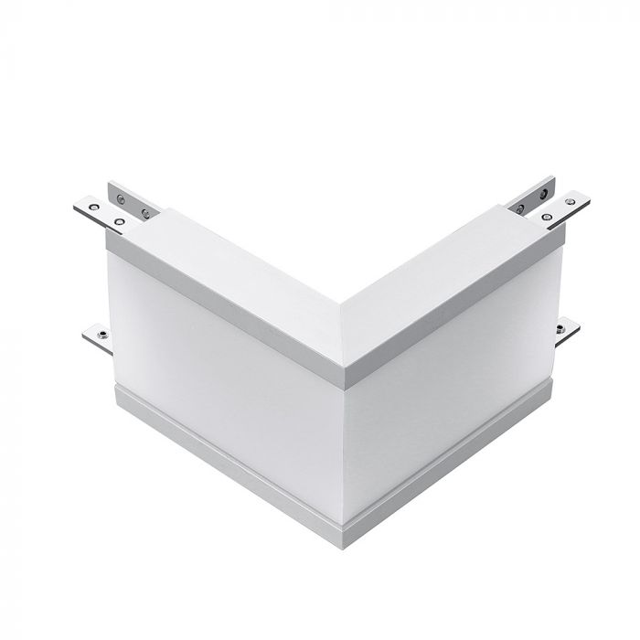 LED LINEAR L SHAPE OUTSIDE CONNECTOR 10W DL 120° 181.7X181.7 ALUMINIUM SAMSUNG WHITE