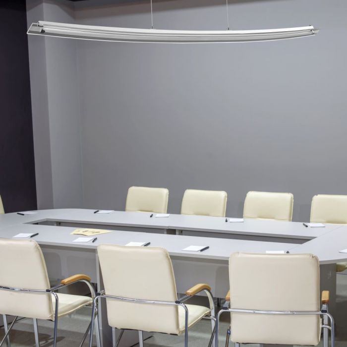 LED PENDANT DESIGNER BEND CHROME 18W DL 1350lm 98.5X5.5X80 STAINLESS STEEL + METAL