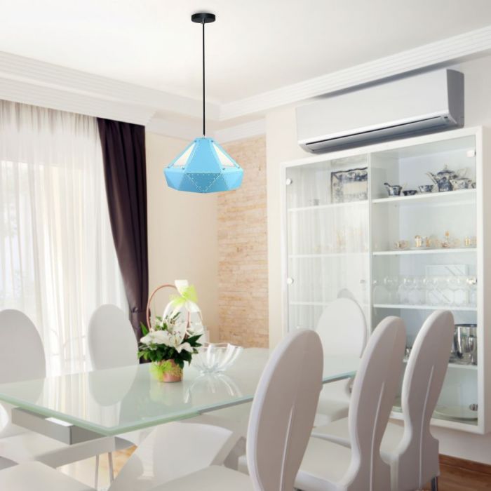 Pendant Light Pastel Prism Blue 310 x 180 mm