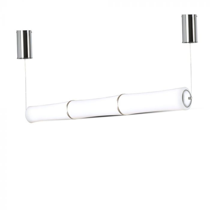 LED PENDANT TRIPLE DESIGNER HANGING 52W WW 3400lm 120° 125X1260 PC WHITE TRIAC DIMMABLE A++