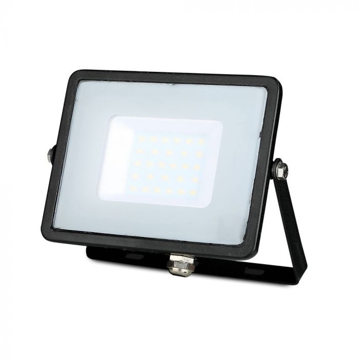 30W LED Floodlight SMD SAMSUNG Chip Slim Black Body White