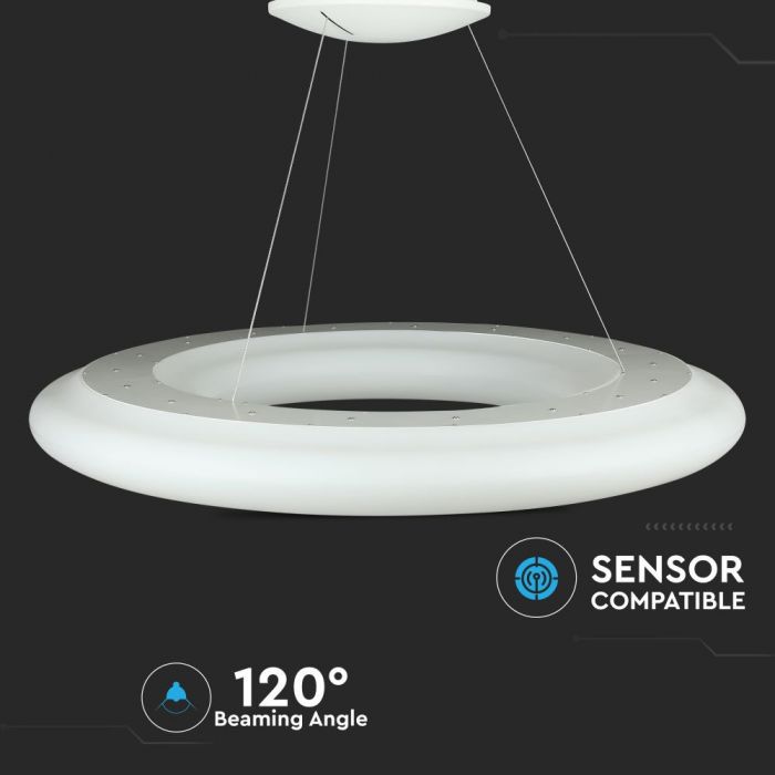 LED DESIGNER HANGING PENDANT 105W 6300lm WW 120° 91X200 TRIAC DIMMABLE