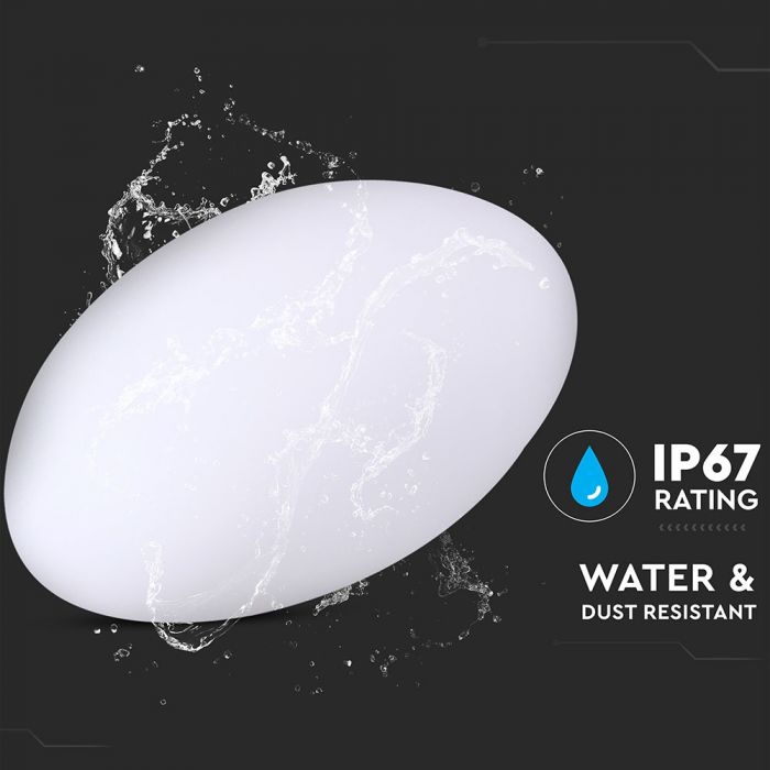 LED STONE LIGHT RGB 1W 18lm 33x25x17cm IP67