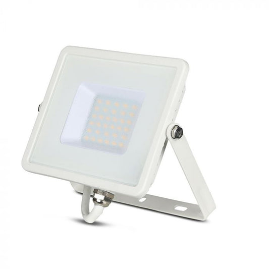 30W LED Floodlight SMD SAMSUNG Chip Slim White Body Warm White