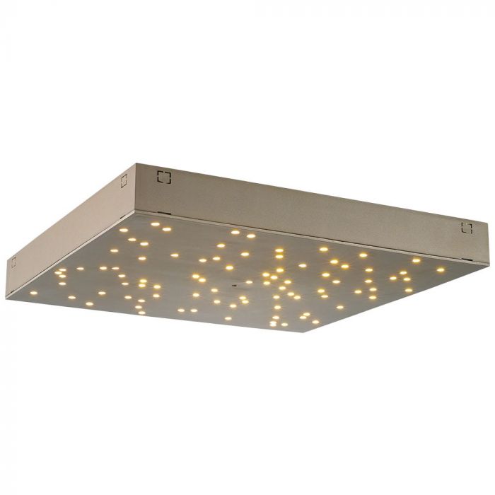 LED DESIGNER CEILING LIGHT CCT CHANGING 8W 900lm 120° 300X300X40 GOLD DIMMABLE