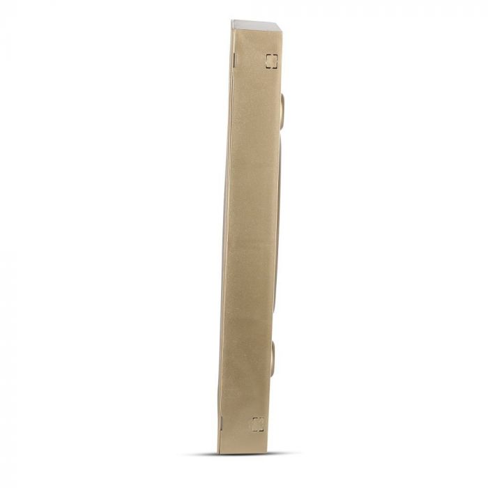 LED DESIGNER CEILING LIGHT CCT CHANGING 8W 900lm 120° 300X300X40 GOLD DIMMABLE