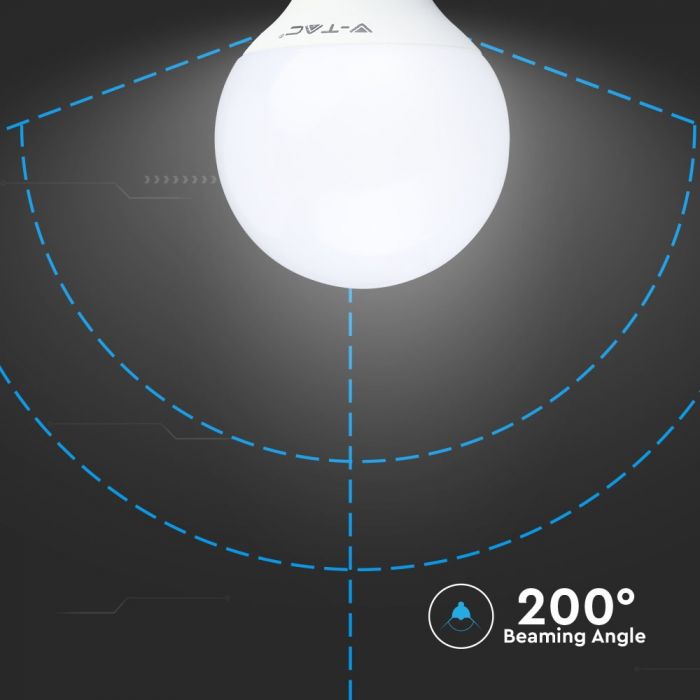 LED E27 LAMP G95 10W WW 810lm 200° 95X140
