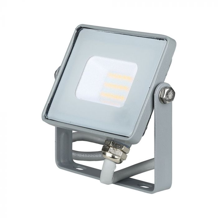 LED FLOOD SLIM 10W CW 110° 800lm IP65 GREY SAMSUNG CHIP
