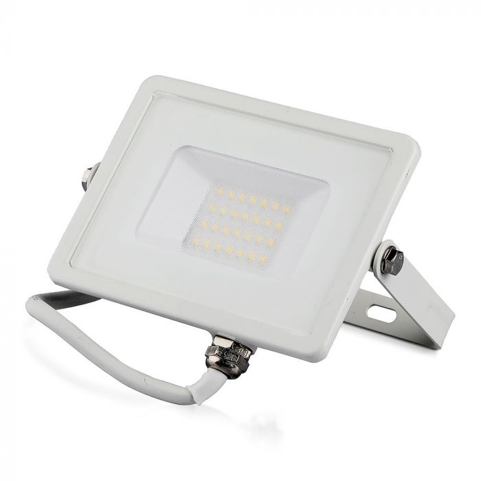 20W LED Floodlight SMD SAMSUNG Chip Slim White Body 4000K
