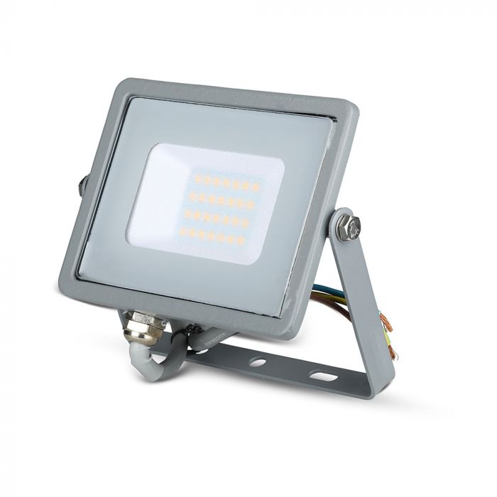 LED FLOOD SLIM 20W DL 100° 1600lm IP65 GREY SAMSUNG CHIP