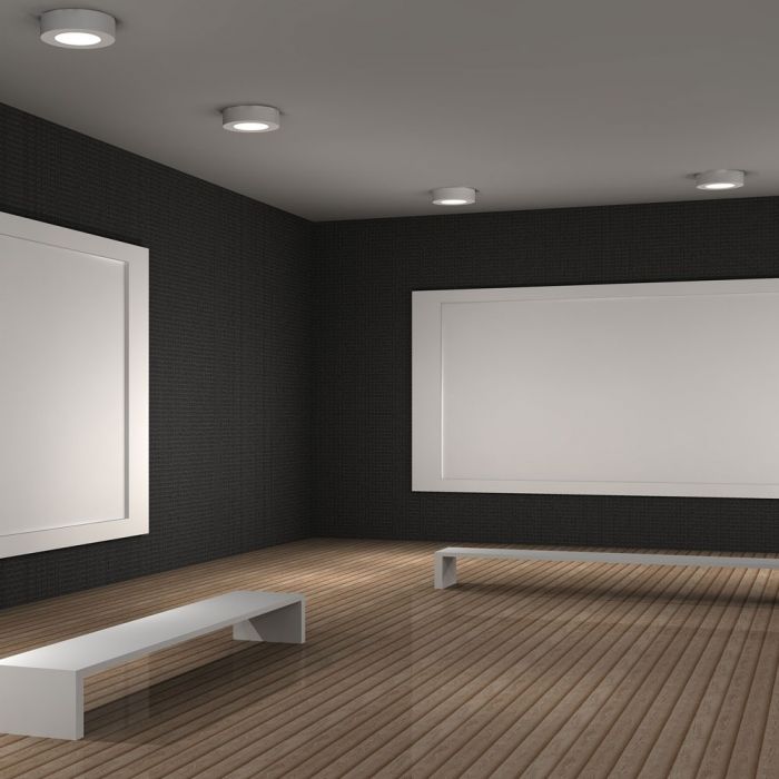 LED ROUND SURFACE PANEL 22W 1980lm CW 120° 235X43