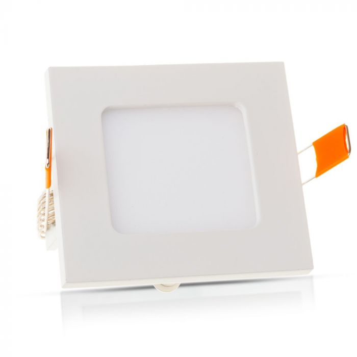 LED PREMIUM SQUARE DOWNLIGHT 6W 420lm WW 120° 120X25 (105)