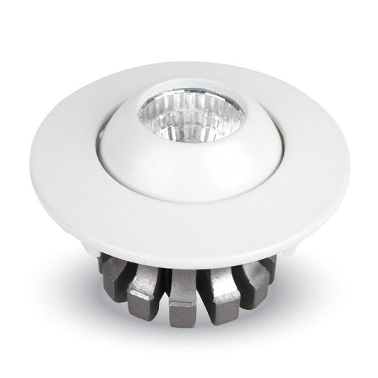 3W LED Downlight Adjustable Round White