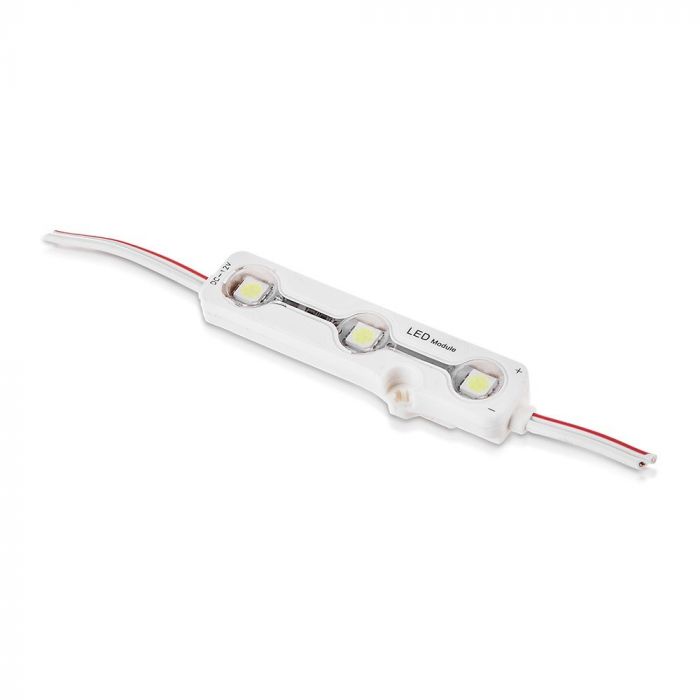 LED MODULE SMD5050 3pcs 12V CW 60lm IP67 160°