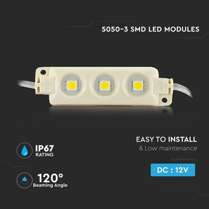 LED MODULE SMD5050 0.72W 12V RGB 20-22lm 120° IP67