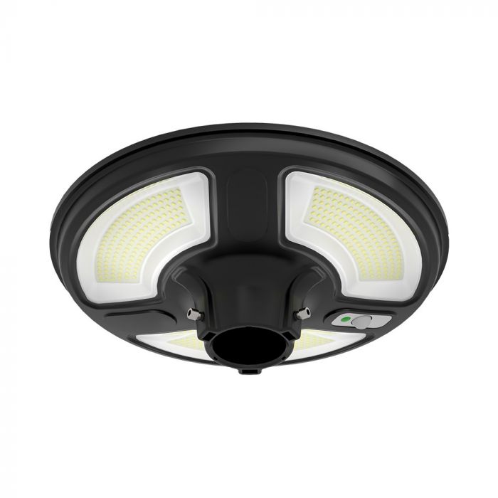 LED SOLAR GARDEN LIGHT ROUND 7.5W CW 1500lm 120° 520X137 WITH SENSOR AND RF CONTROL IP65