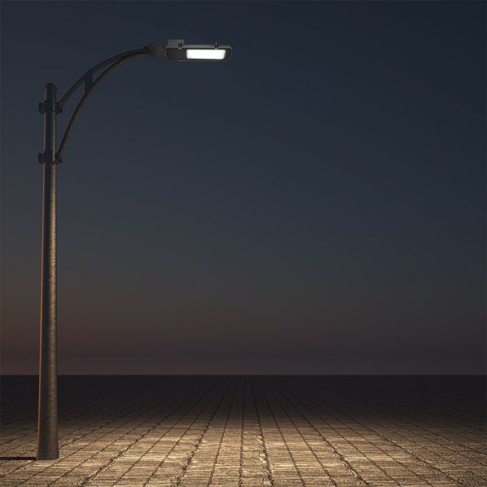 LED Street Light SAMSUNG Chip A++ 5 Years Warranty 100W Grey Body 6400K