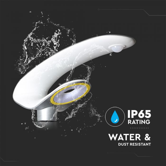 LED SOLAR GARDEN LIGHT 20W CW 2000lm 120° 586X200X333 IP65