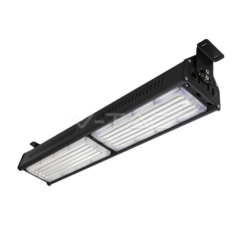 LED LINEAR HIGHBAY 100W CW 120° 10000lm 625X110X115 IP44 BLACK