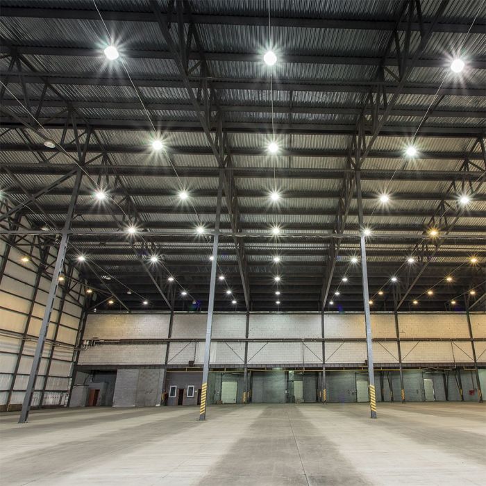 LED HIGHBAY UFO 100W CW 90° 12000lm 260X150 IP65 SAMSUNG CHIP 1-10V DIMMABLE A++