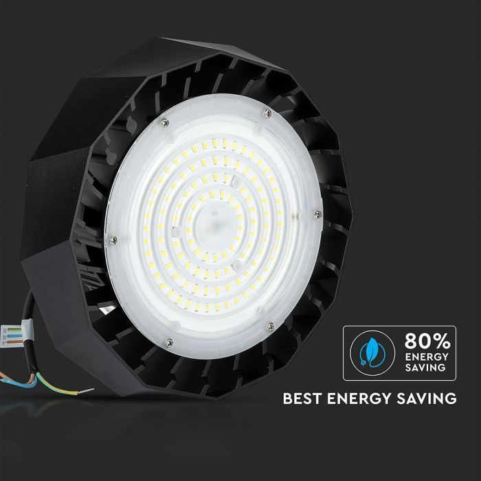 LED HIGHBAY UFO 100W CW 90° 12000lm 260X150 IP65 SAMSUNG CHIP 1-10V DIMMABLE A++