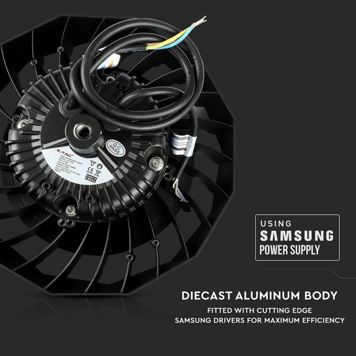 LED HIGHBAY UFO 100W CW 90° 12000lm 260X150 IP65 SAMSUNG CHIP 1-10V DIMMABLE A++