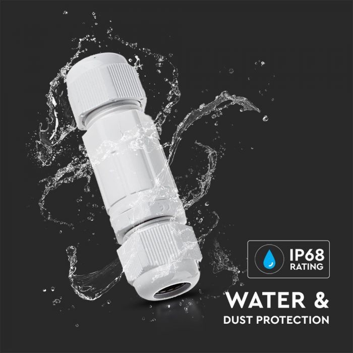 Waterproof Box Connector White