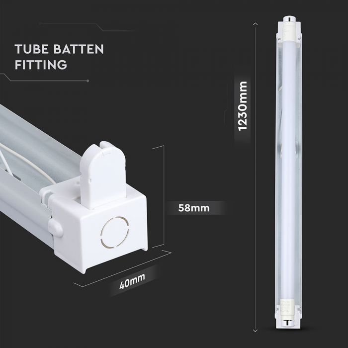 LED TUBE FITTING BATTEN 4FT