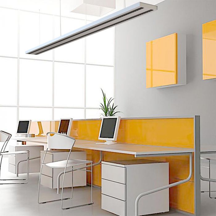 LED Linear Light SAMSUNG Chip 60W Hanging Silver Body 4000K