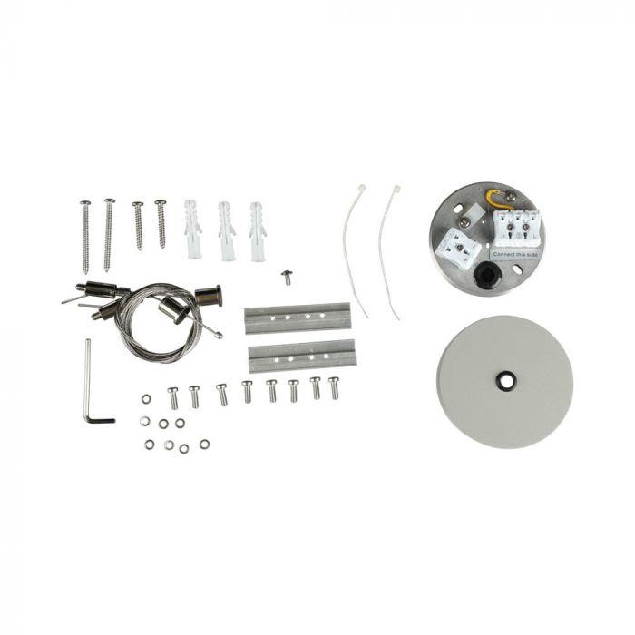 LED Linear Light SAMSUNG Chip 60W Hanging Silver Body 4000K