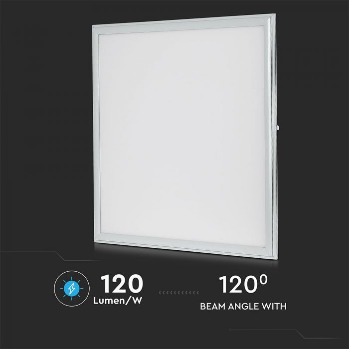 LED PANEL HIGH LUMENS 29W 3600lm CW 120° 595X595X13 A++